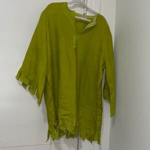 Vintage 100% Linen Tunic Top/Dress